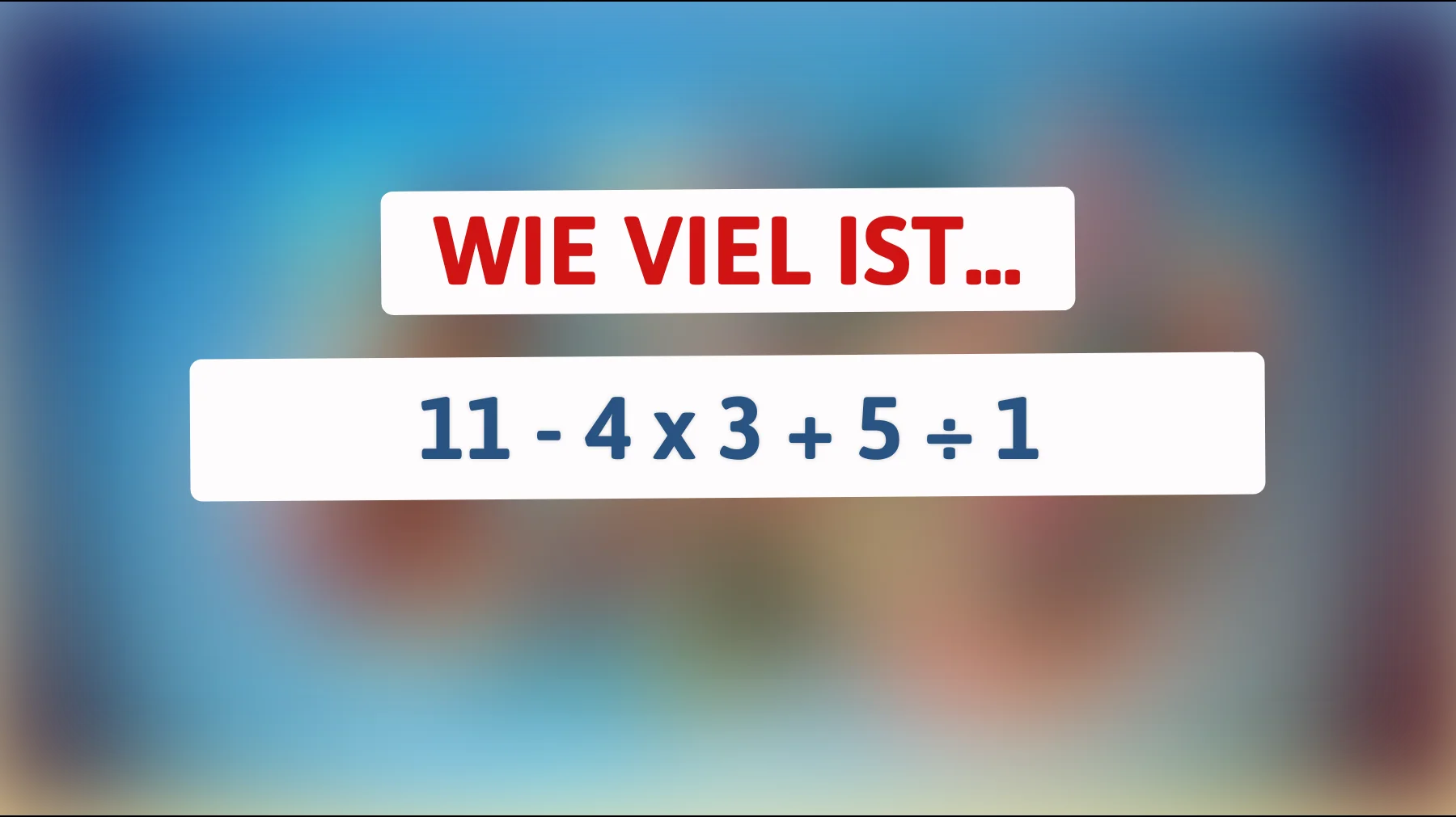 Bist du ein Mathe-Genie? Löse diese teuflische Gleichung und finde es heraus!"