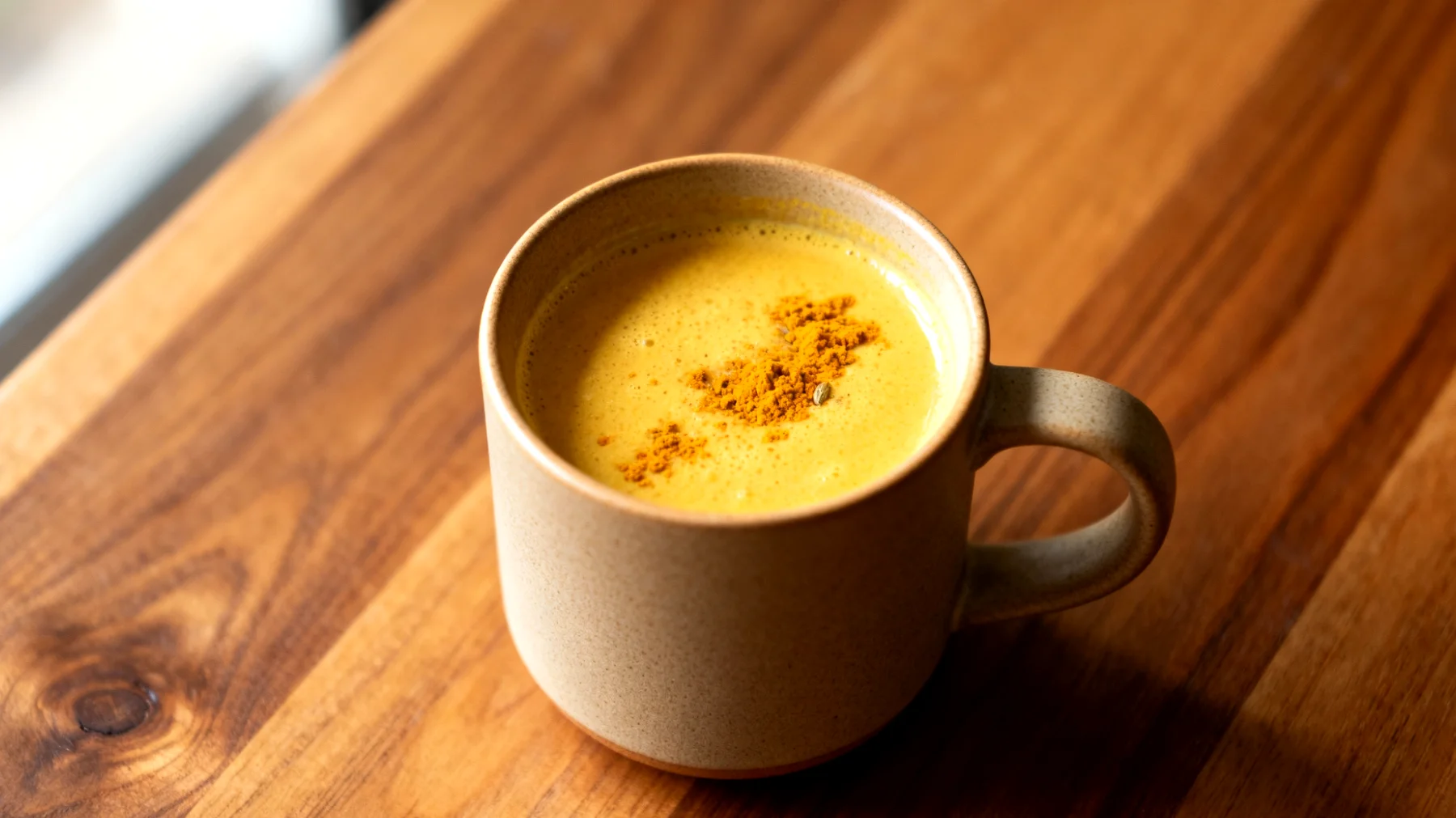 Goldene Milch mit Ashwagandha und Mandelmilch"