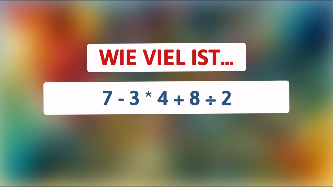 Nur 1% der Menschen können dieses knifflige mathematische Rätsel ohne Taschenrechner lösen! Bist du dabei?"