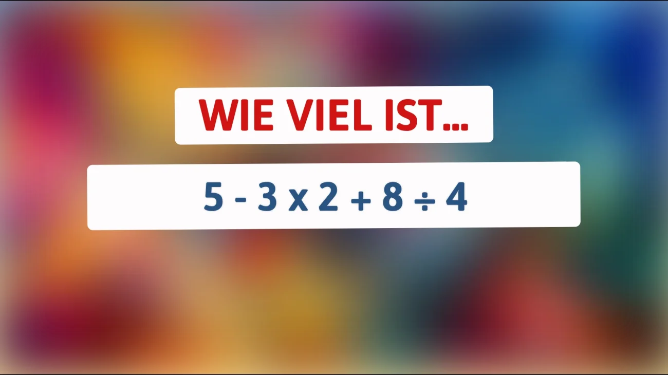 Nur für echte Denker: Knackst du das knifflige Rätsel, das alle verblüfft? Finde heraus, ob du die Lösung hast!"