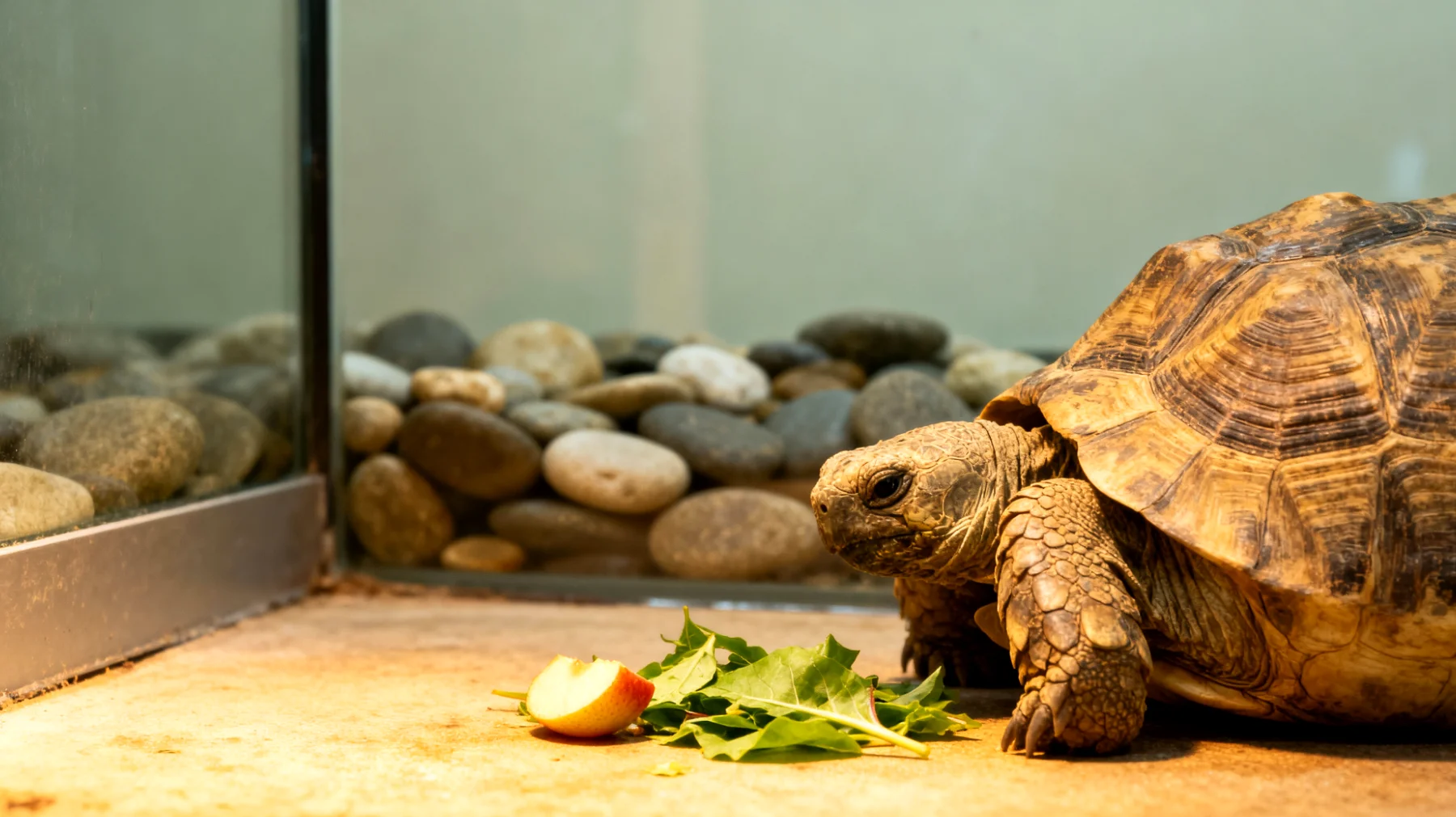 Ältere Schildkröten zeigen oft Schwierigkeiten bei der Eingewöhnung in eine neue Umgebung, da sie jahrzehntelang an ihren gewohnten Lebensraum angepasst waren und Veränderungen im Alter langsamer verarbeiten. Sie können Futter verweigern, sich zurückziehen oder Stress zeigen."