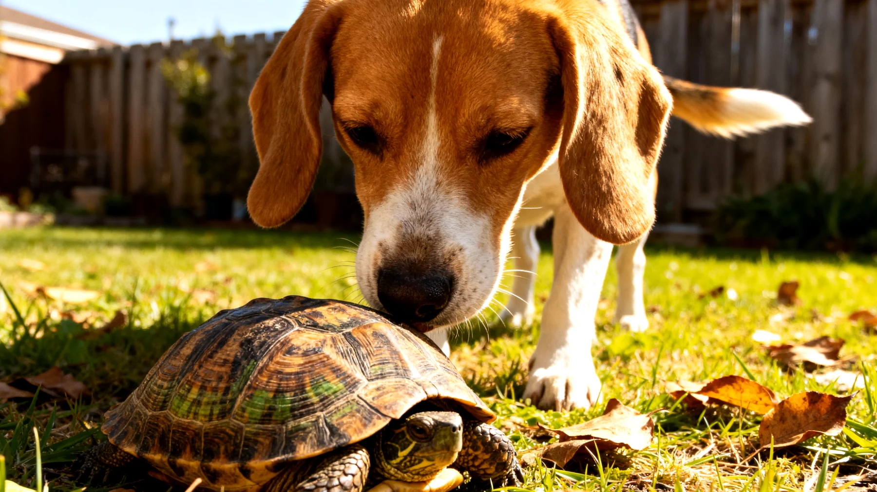 Schildkröten zeigen Stressverhalten beim Zusammenleben mit anderen Tieren, die ihr Territorium stören oder sie bedrängen, was zu Rückzug, Futterverweigerung und gesundheitlichen Beeinträchtigungen führen kann"