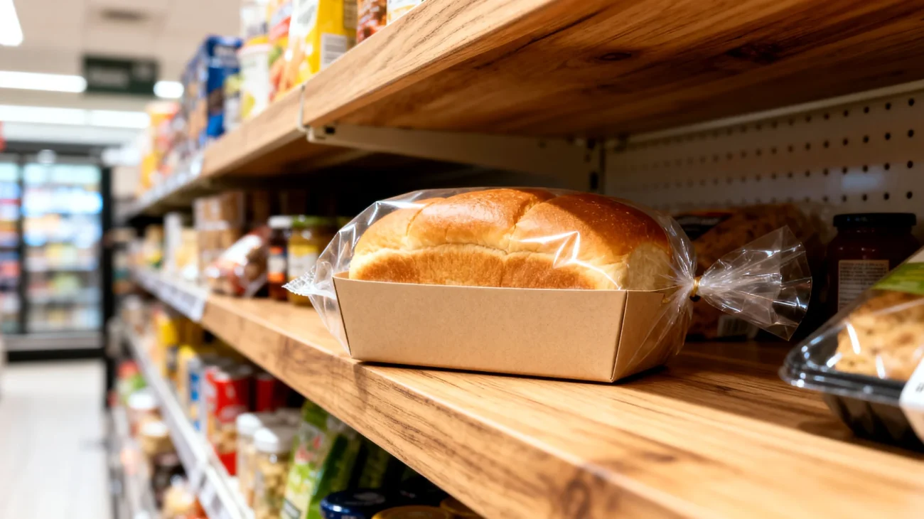 Verpackte Brioche"