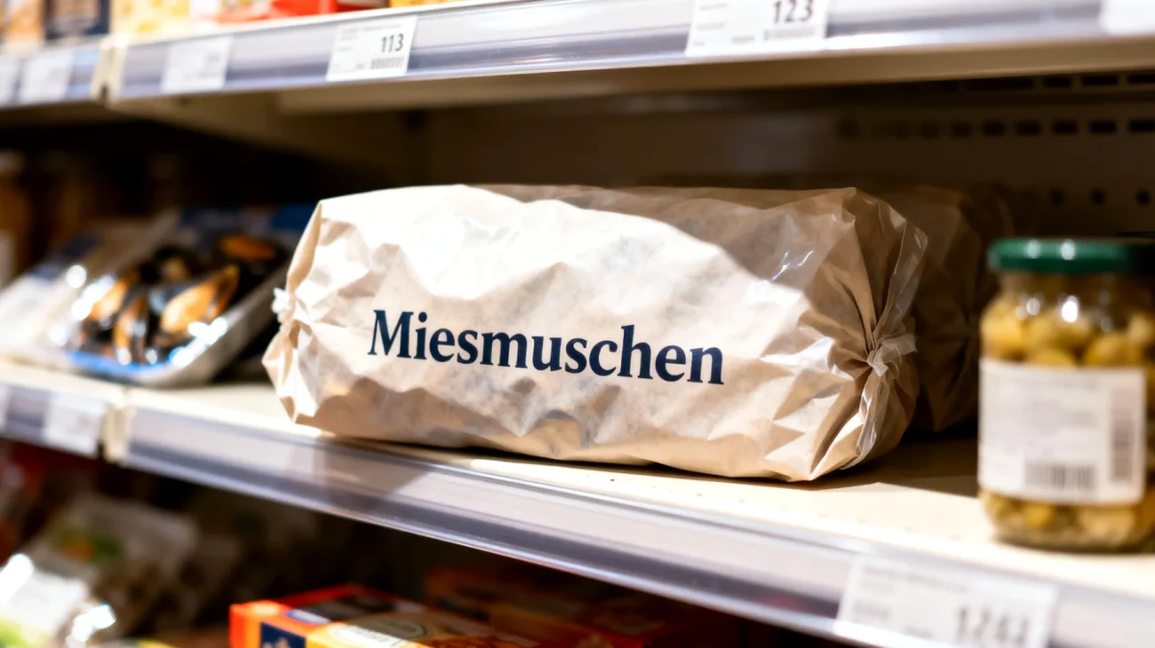 Verpackte Miesmuscheln"