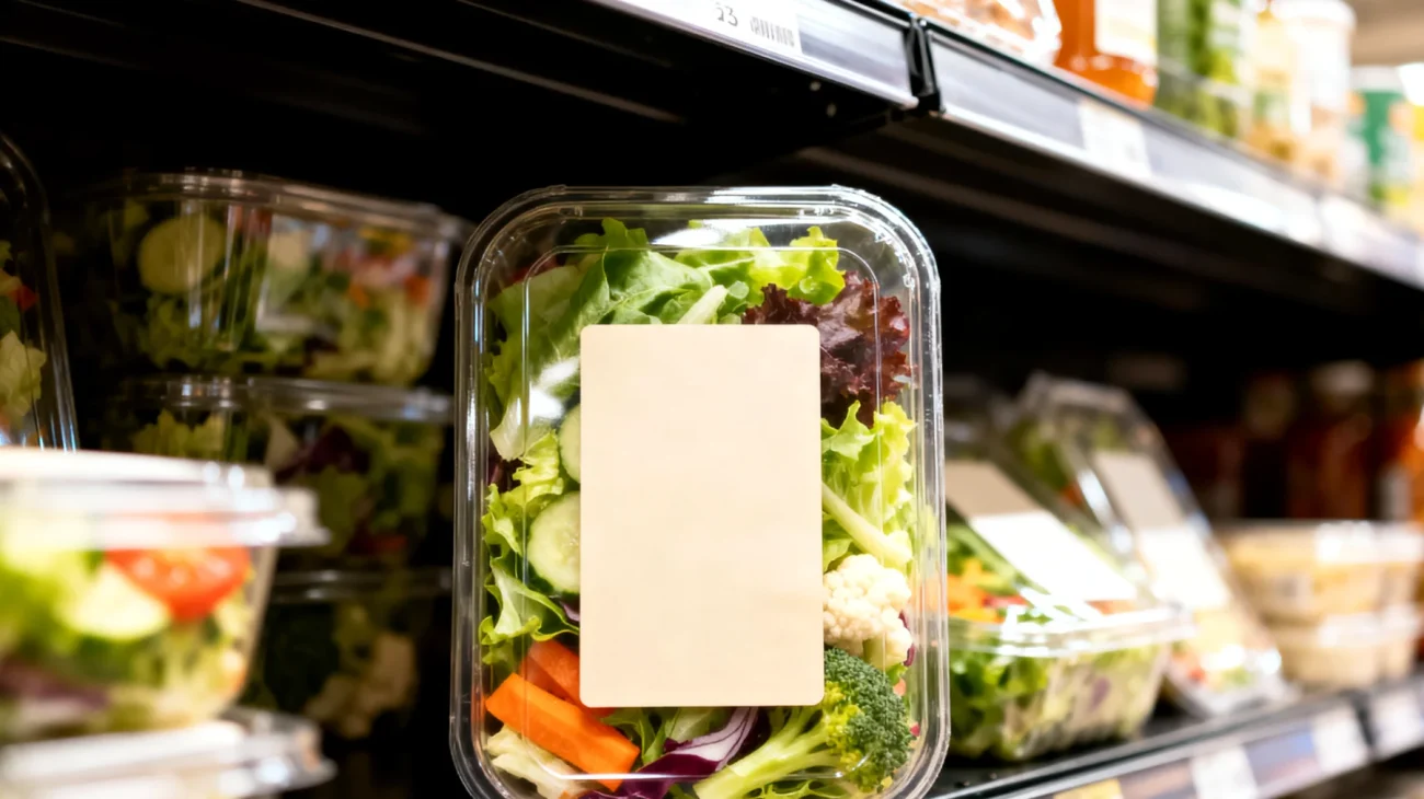 Verpackte Salate"