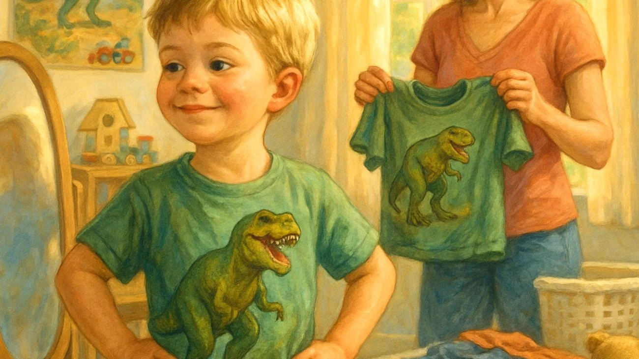 Was bedeutet es, wenn dein Kind immer dasselbe Kleidungsstück tragen will, laut Psychologie? 2025-12-26T22:34:41.582Z"