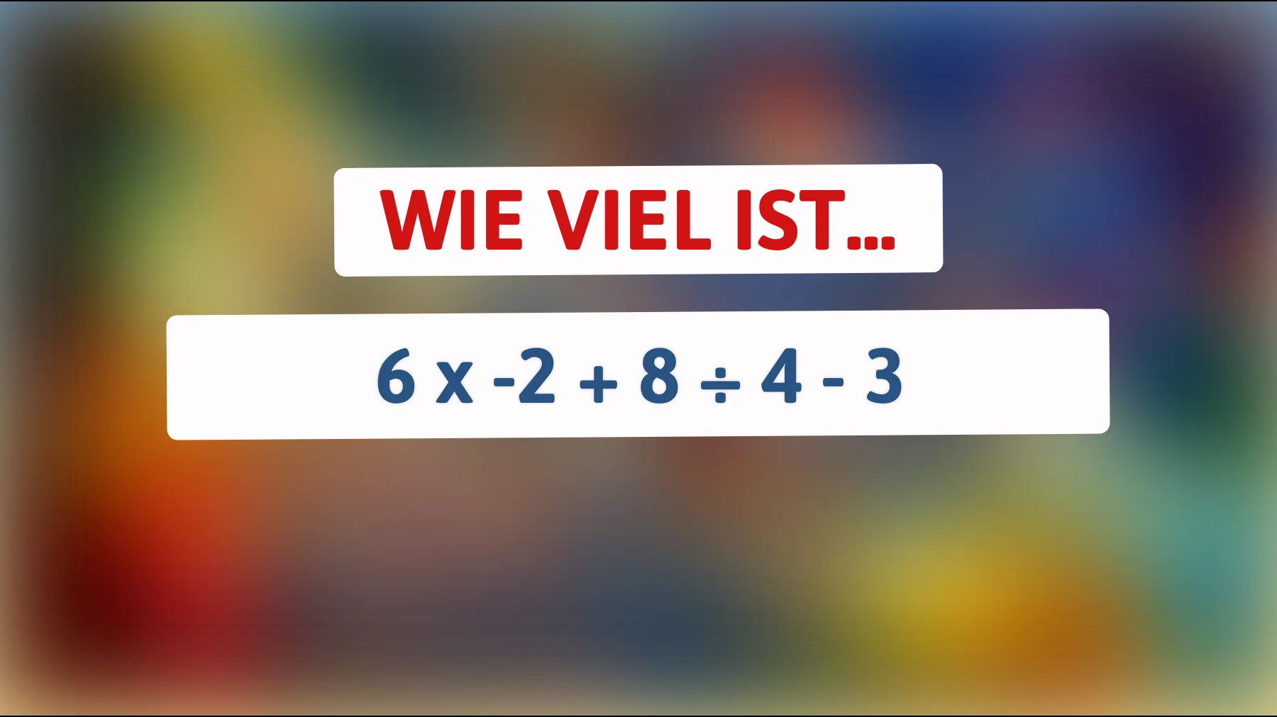"Nur für schlaue Köpfe: Kannst du diese mathematische Herausforderung lösen?""