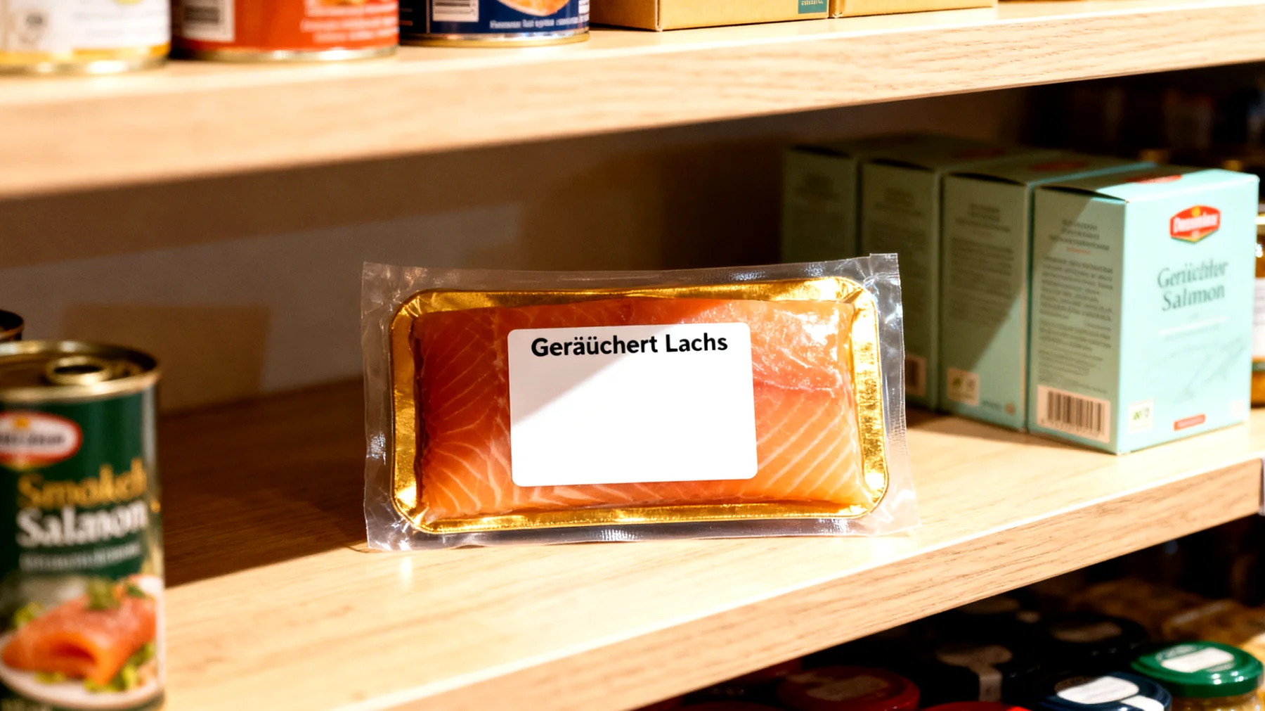 Geräucherter Lachs"