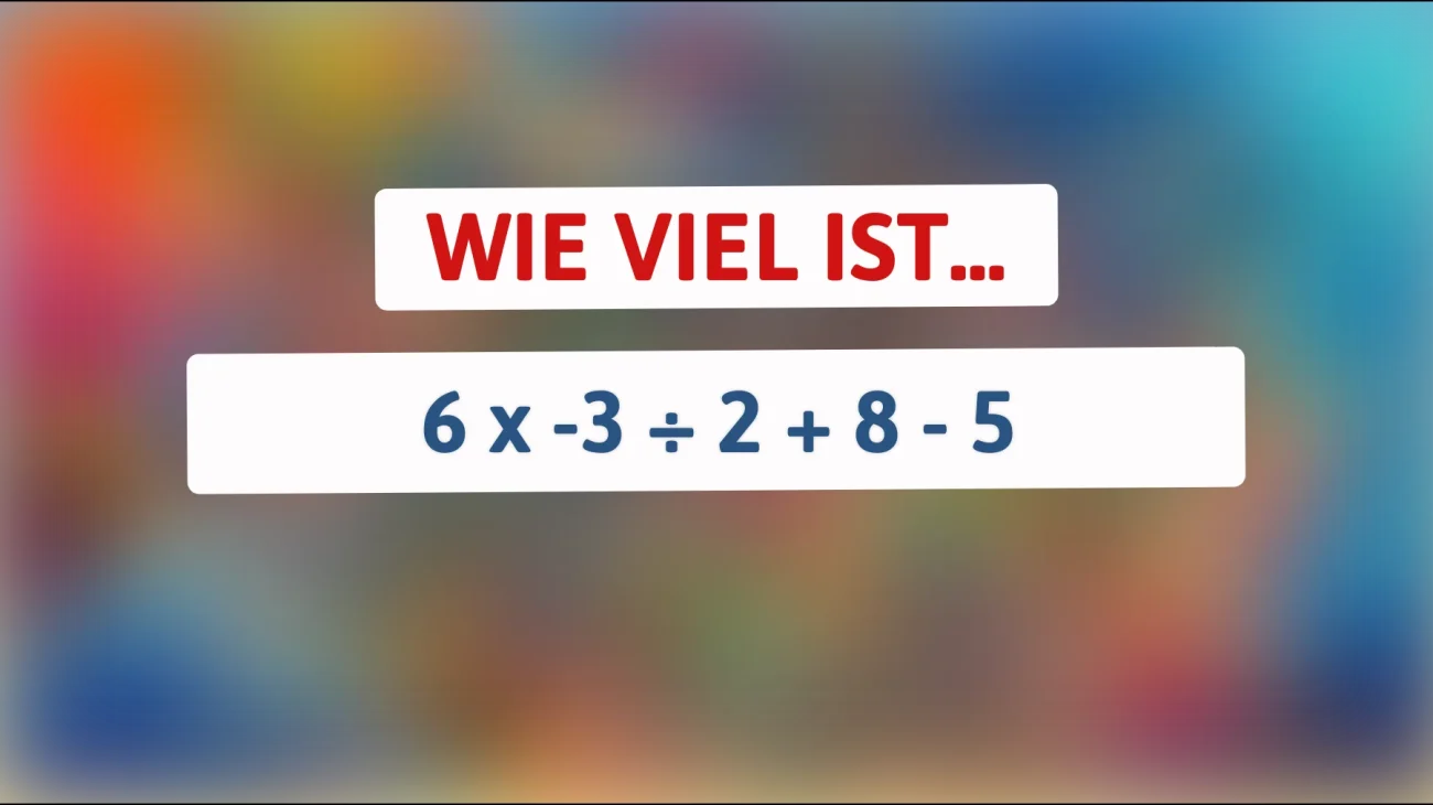 Können Sie diese mathematische Herausforderung lösen? Nur für echte Genies!"