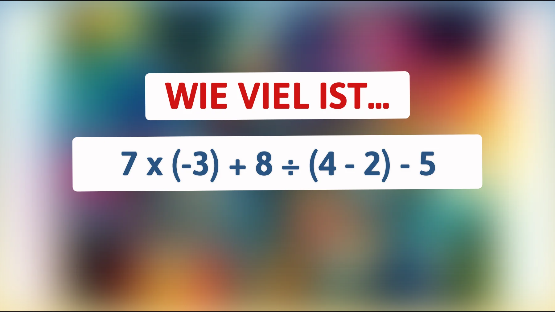 Nur 1 von 100 kann dieses knifflige Mathe-Rätsel lösen! Hast du das Zeug dazu?"
