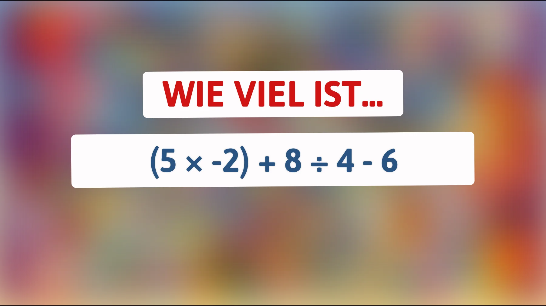 Nur die schlauesten Köpfe können dieses knifflige Rätsel lösen – bist du dabei?"