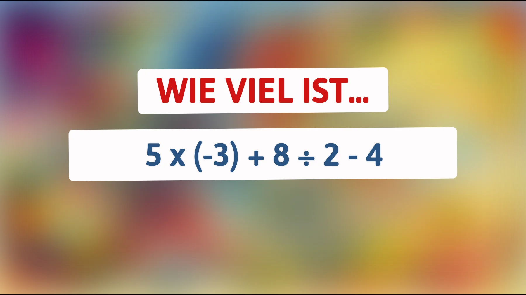 Nur ein wahres Genie kann dieses mathematische Rätsel lösen: Kannst du es schaffen?"