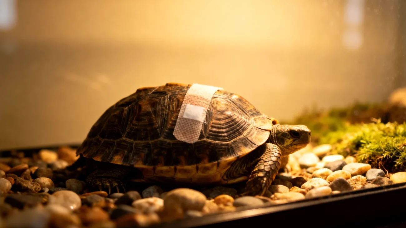 Verhaltensänderungen und Anpassungsschwierigkeiten bei Schildkröten nach medizinischen Eingriffen"